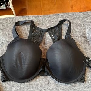Paramour 34DD Bra Black Nursing Lorraine Womens